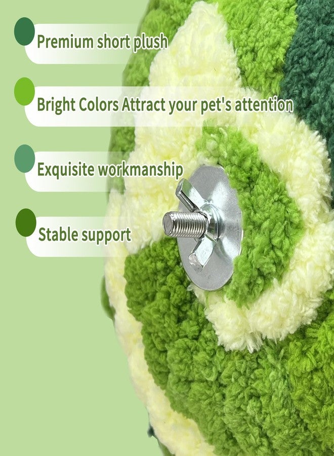 Hamiledyi Bird Nest Warm Snuggle Hut Bird Bed Fluffy Bird Sleeping Bed Parrot Nest Hammock Bird Shed Hut House Plush Snuggle Bird Hammock for Parakeets Cockatiels Conures Lovebirds (Green, Large) - Image 3
